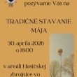 TRADIČNÉ STAVANIE MÁJA 30. apríla 2026 o 18:00 